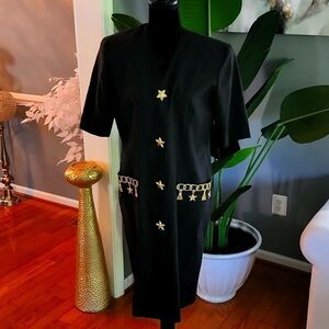 Vintage Caron button up dress sz 12